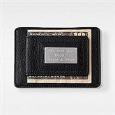 For Dad Engraved Wallet and Money Clip Duo - 41841