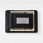 Grandpa Engraved Wallet and Money Clip Duo - 41842