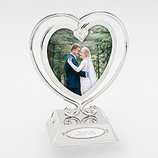 Engraved Everlasting Love Engagement Heart Frame - 41902