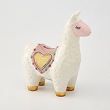 Engraved Childrens Ceramic Llama Bank - 41927