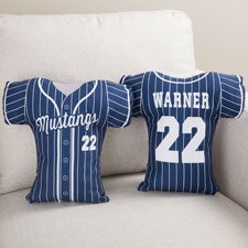 Baseball Jersey Personalized Throw Pillow  - 41939