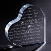 Personalized Wedding Cake Topper - Love Is Patient - 4194