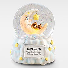 Engraved Moon and Stars Snow Globe - 42101