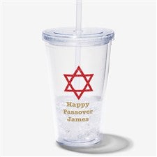 Choose Your Icon Personalized 17 oz. Passover Acrylic Insulated Tumbler - 42149