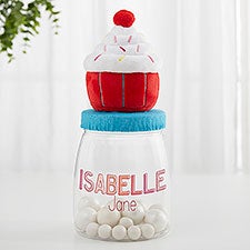 Ombre Name Personalized Cupcake Candy Jar  - 42287