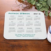 Personalized Calendar Mouse Pad with Custom Quote - 4232