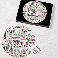 Holiday Repeating Name Personalized Puzzle  - 42475