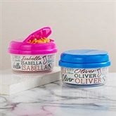 Holiday Repeating Name Personalized Toddler 12 oz. Snack Cup - 42480
