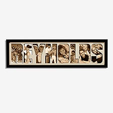 Personalized Name Photo Collage Frame - 4249