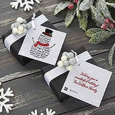 Snowman Repeating Name Personalized Gift Tags - 42499