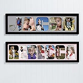 Personalized Photo Name Collage Frame - 4250