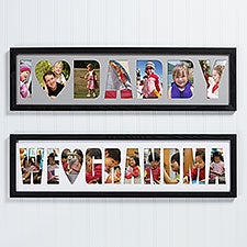 Personalized Name Photo Collage Frame - Loving Them - 4251
