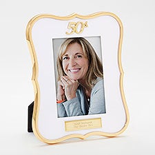 Engraved 50th Birthday Picture Frame - 42529