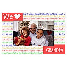 Magnet Personalized Picture Frame - Our Loving Hearts - 4265