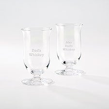 Engraved Riedel Single Malt Whiskey Glass Set for Dad - 42695