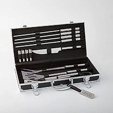 Engraved BBQ Tools  Case 13 Piece Set - 42699