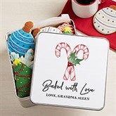 Candy Cane Kitchen Personalized Christmas Gift Tin - 42745