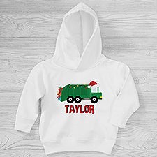 Construction & Monster Truck Personalized Christmas Kids Sweatshirts - 42772