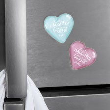 First My Daughter Personalized Mini Heart Magnet - 42780