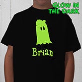 Personalized Glow In The Dark Halloween Shirts - Ghost - 4284