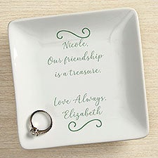Write Your Own Personalized Ring Dish  - 42944