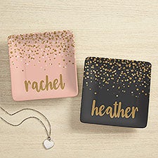 Sparkling Name Personalized Ring Dish  - 42945