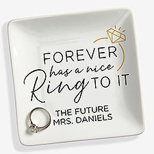 Were Engaged Personalized Ring Dish  - 42958