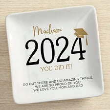 Classic Graduation Personalized Ring Dish - 42971