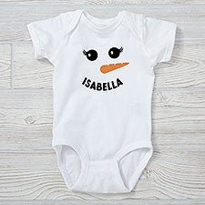 Smiling Snowman Personalized Baby Clothing  - 42982