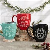 North Pole Delivery Personalized Bistro Mug - 16 oz.  - 42992