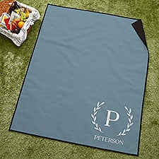 Laurel Initial Personalized Picnic Blanket  - 43001
