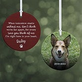 Pet Memorial Personalized Ornament  - 43045
