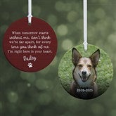 Pet Memorial Personalized Ornament  - 43045