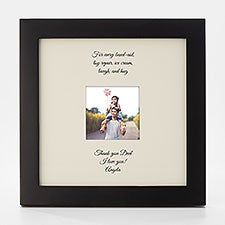 Engraved Dads Gallery Square Opening Picture Frame  - 43064