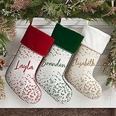 Starburst Name Personalized Christmas Stockings - 43076
