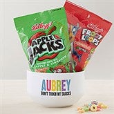 All Mine! Personalized 14 oz. Snack Bowl with Cereal  - 43086