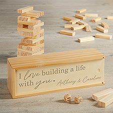 Building Memories Jumbling Tower Game with Wood Case  - 43120