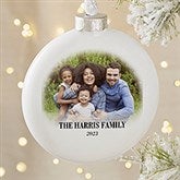 Merry & Bright Personalized Deluxe Photo Ornament  - 43131