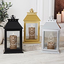 Diwali Personalized Decorative Candle Lantern - 43167