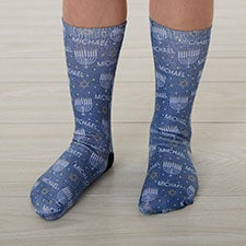 Spirit of Hanukkah Personalized Kids Socks - 43185