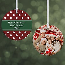 Christmas Custom Pattern Personalized Ornament  - 43210