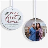 Our First Home Personalized Christmas Ornaments - 43303