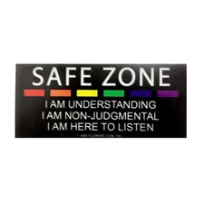 HR USE ONLY Safe Zone Name Plate - 43322