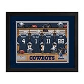 Dallas Cowboys NFL Personalized Locker Room Print - 43336D