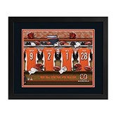 Cincinnati Bengals NFL Personalized Locker Room Print - 43356D