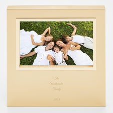 Engraved Family Gold Uptown 4x6 Picture Frame  - 43389