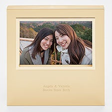 Engraved Friend Gold Uptown 4x6 Picture Frame - 43392