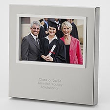 Engraved Graduation Silver Uptown 4x6 Picture Frame  - 43397