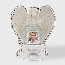Engraved Memorial Guardian Angel Snow Globe - 43427