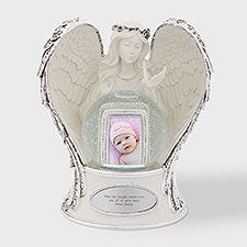 Engraved New Babys Guardian Angel Snow Globe  - 43430